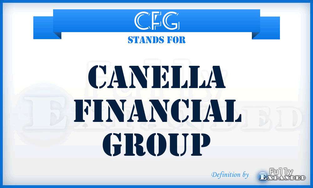 CFG - Canella Financial Group