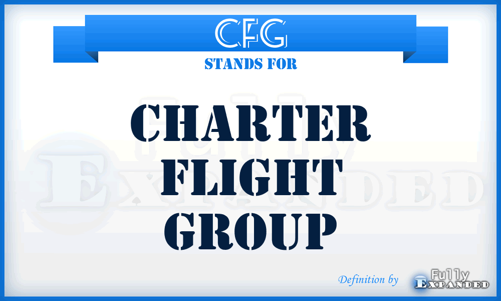 CFG - Charter Flight Group