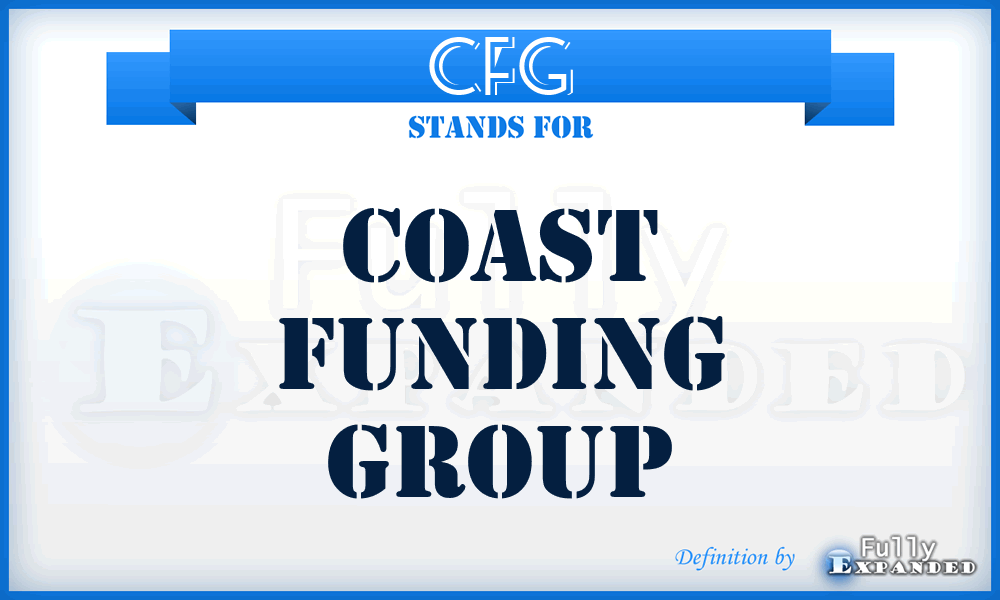 CFG - Coast Funding Group