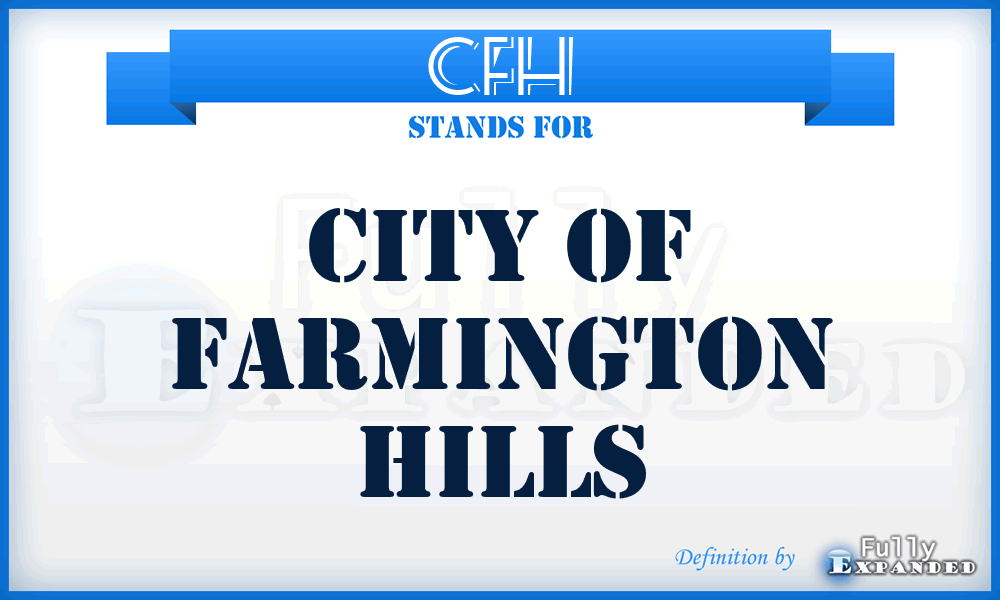 CFH - City of Farmington Hills