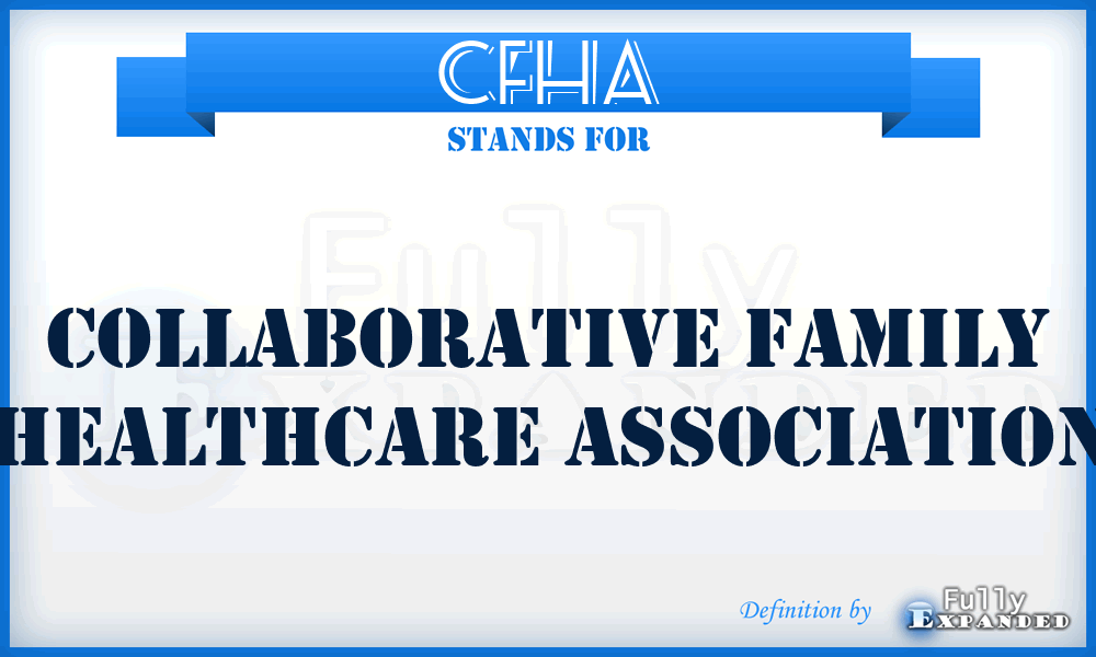 CFHA - Collaborative Family Healthcare Association