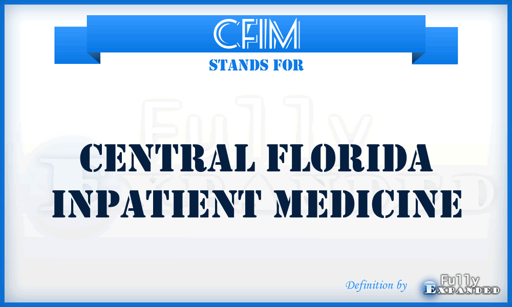CFIM - Central Florida Inpatient Medicine