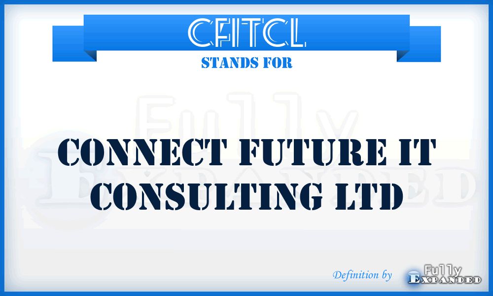 CFITCL - Connect Future IT Consulting Ltd