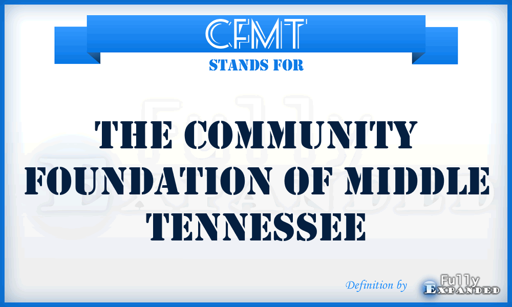 CFMT - The Community Foundation of Middle Tennessee