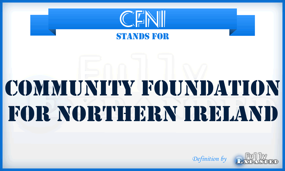 CFNI - Community Foundation for Northern Ireland