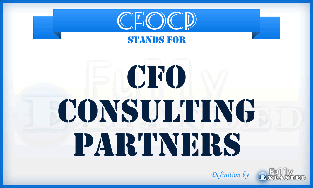 CFOCP - CFO Consulting Partners
