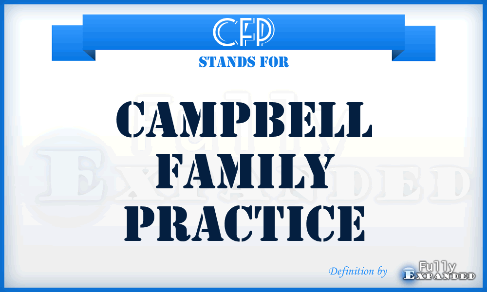 CFP - Campbell Family Practice