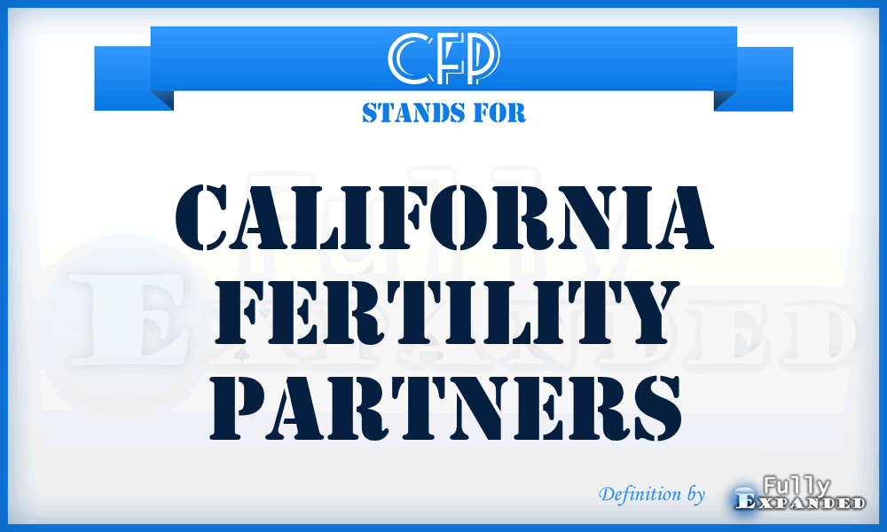 CFP - California Fertility Partners