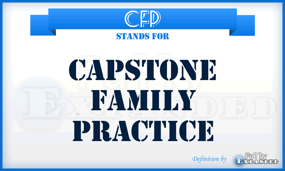 CFP - Capstone Family Practice