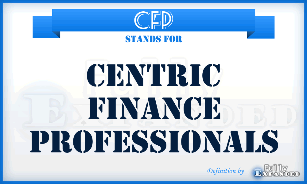 CFP - Centric Finance Professionals