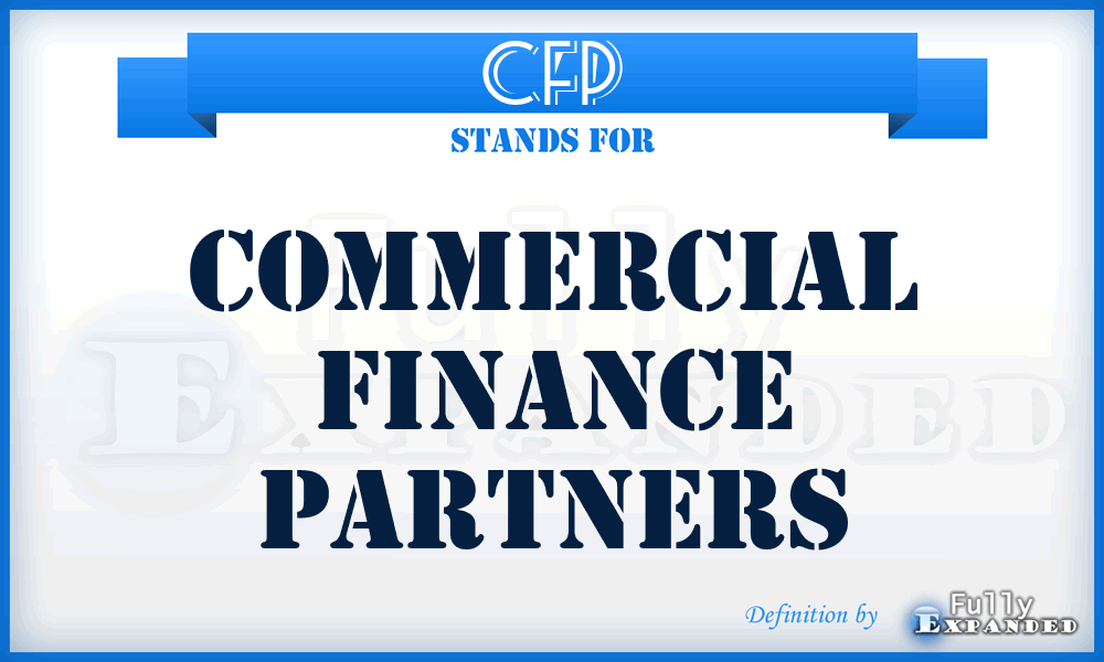 CFP - Commercial Finance Partners