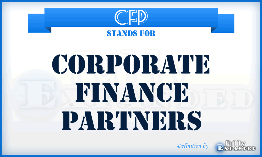 CFP - Corporate Finance Partners