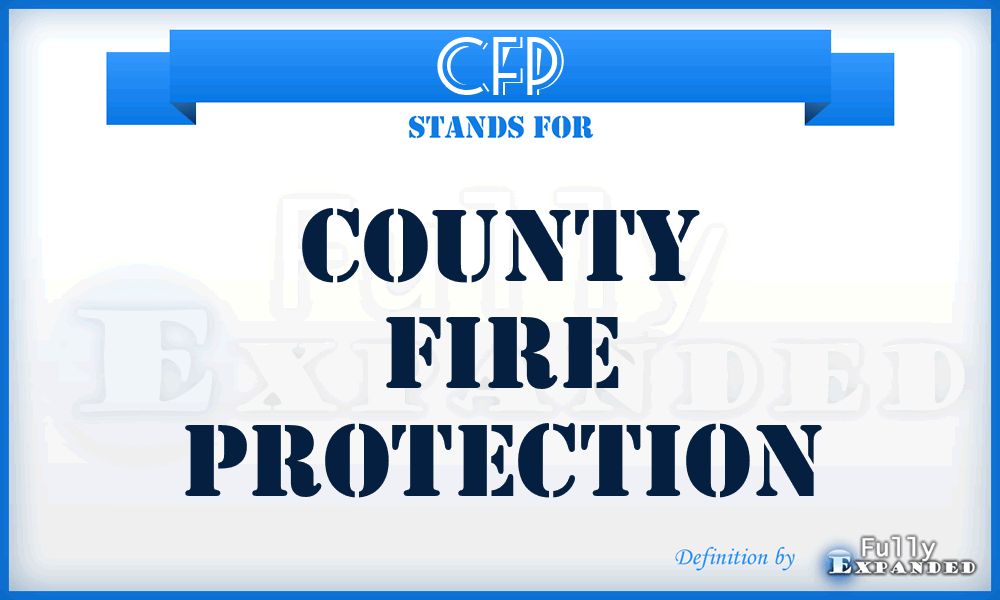 CFP - County Fire Protection