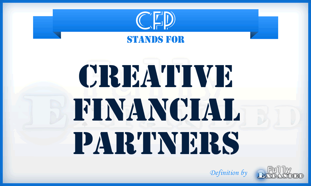 CFP - Creative Financial Partners