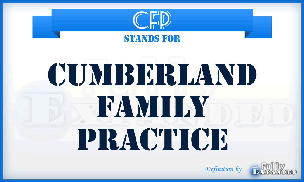 CFP - Cumberland Family Practice