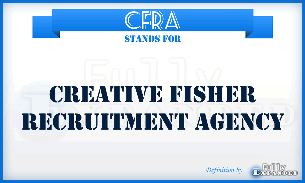 CFRA - Creative Fisher Recruitment Agency