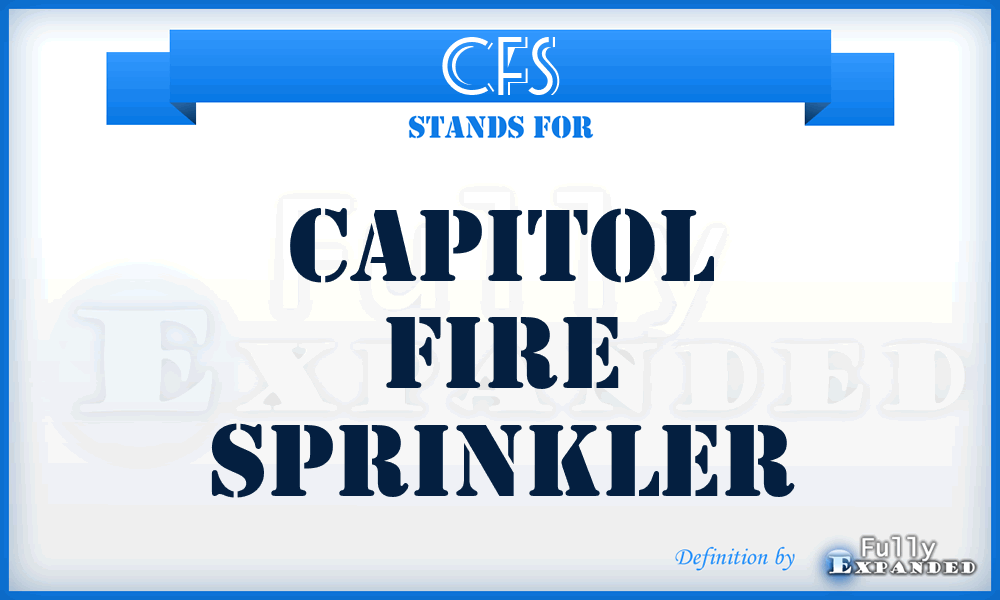 CFS - Capitol Fire Sprinkler