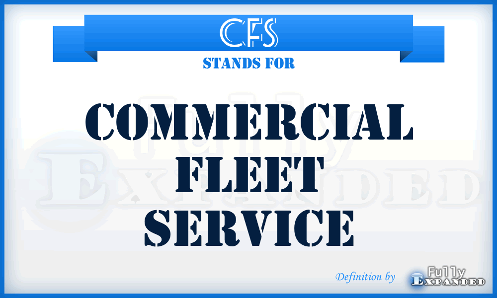 CFS - Commercial Fleet Service
