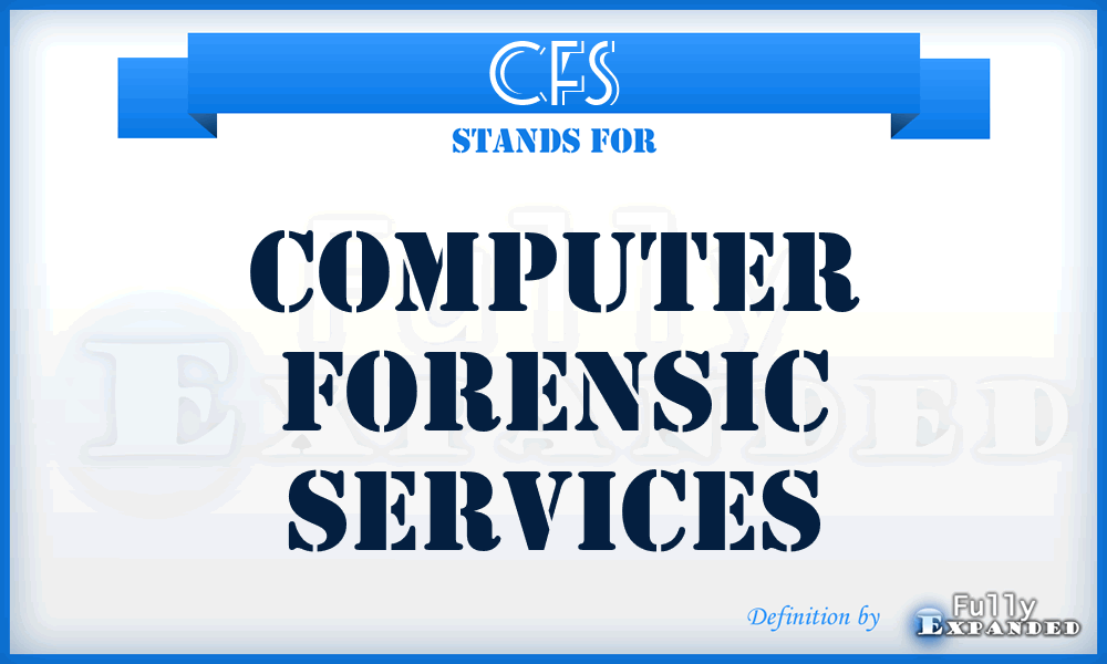 CFS - Computer Forensic Services