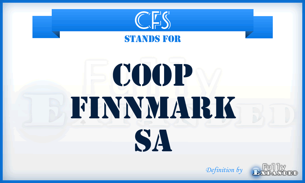 CFS - Coop Finnmark Sa