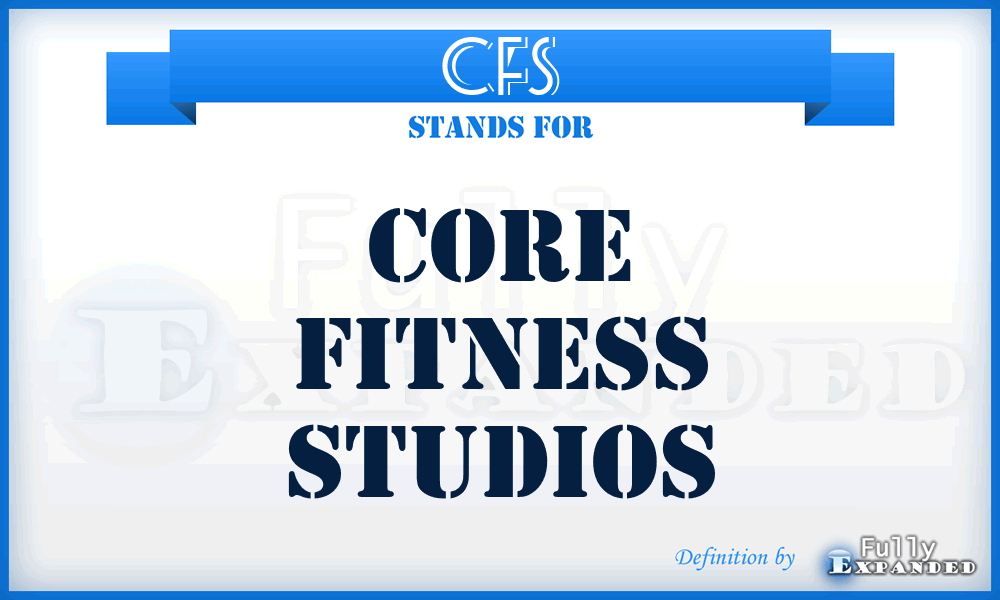 CFS - Core Fitness Studios