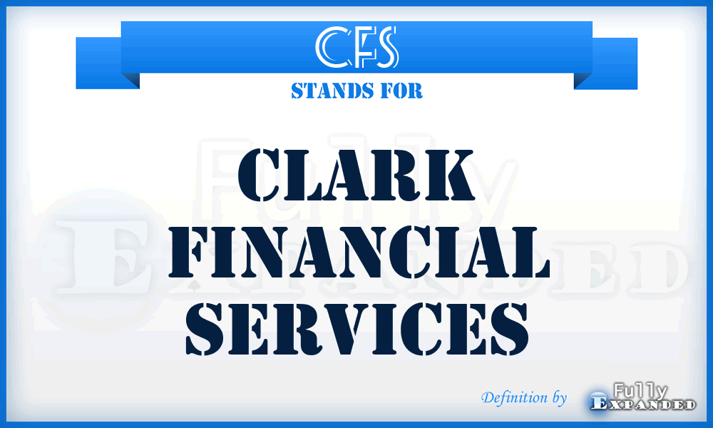 CFS - Clark Financial Services