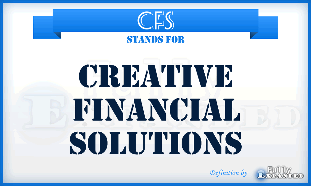 CFS - Creative Financial Solutions