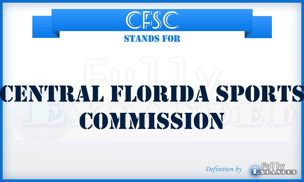 CFSC - Central Florida Sports Commission
