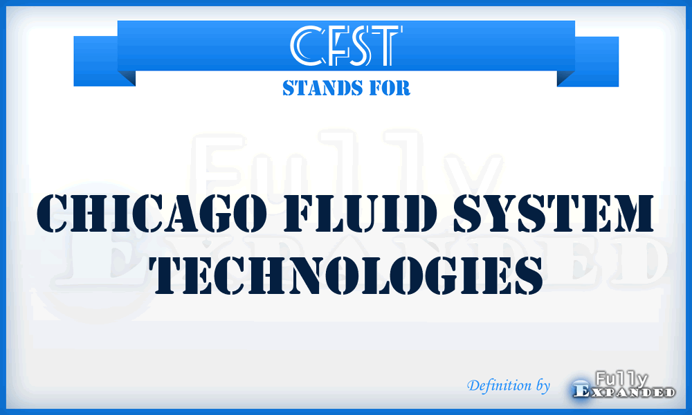 CFST - Chicago Fluid System Technologies
