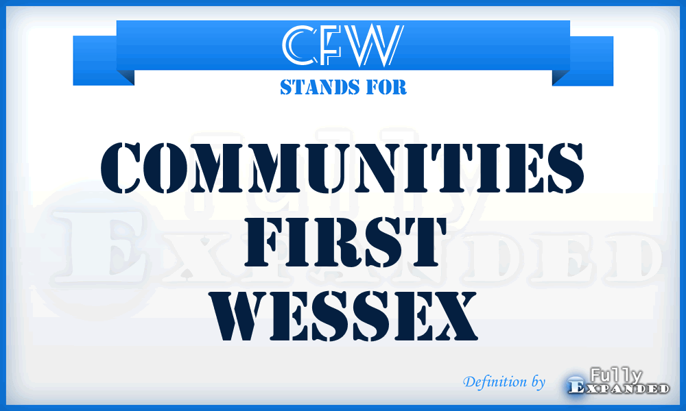 CFW - Communities First Wessex