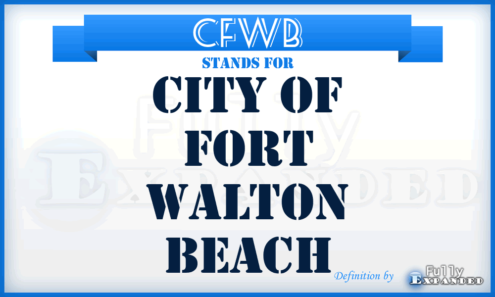 CFWB - City of Fort Walton Beach