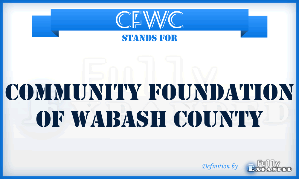 CFWC - Community Foundation of Wabash County