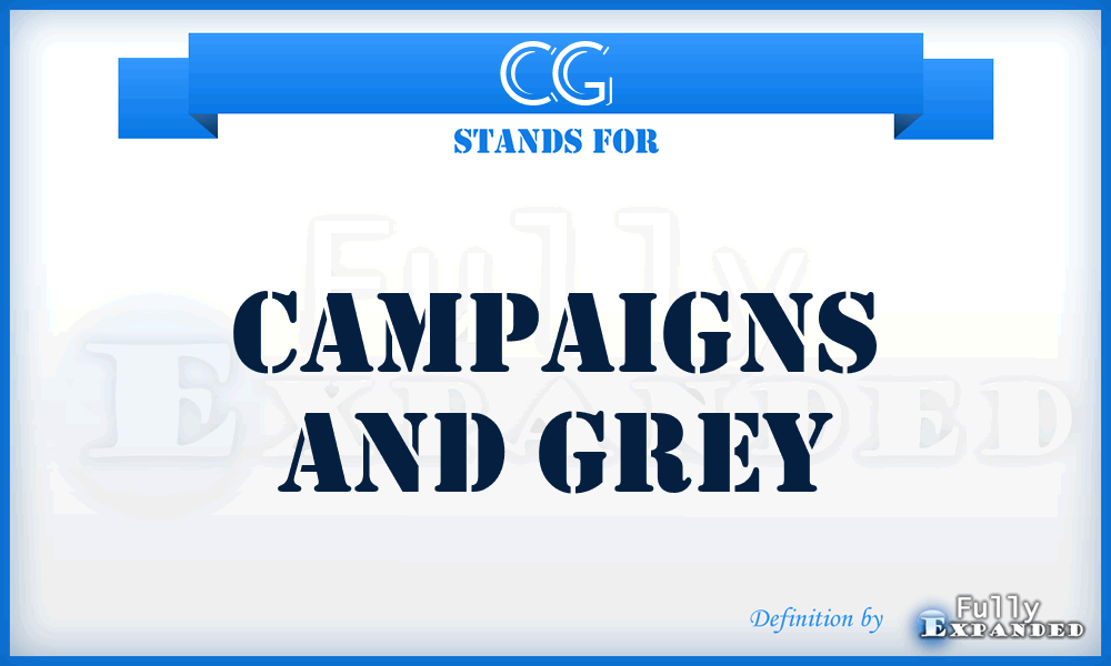 CG - Campaigns and Grey