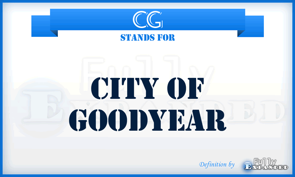 CG - City of Goodyear