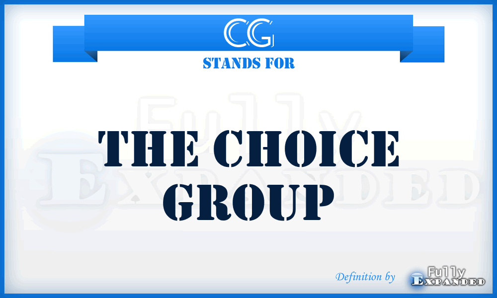 CG - The Choice Group