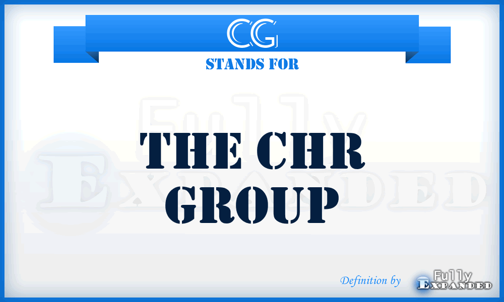 CG - The Chr Group