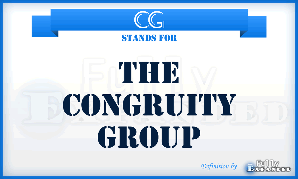 CG - The Congruity Group