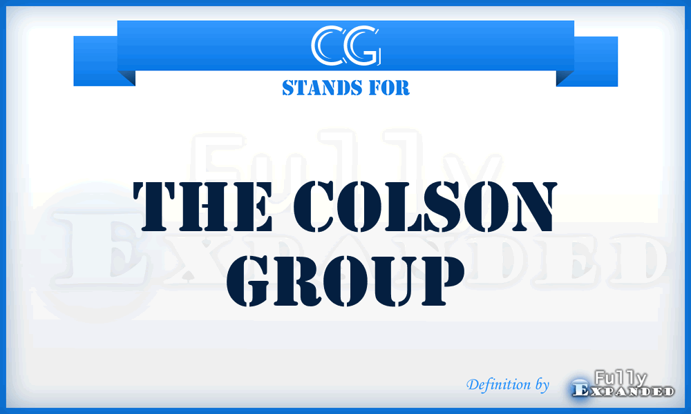 CG - The Colson Group