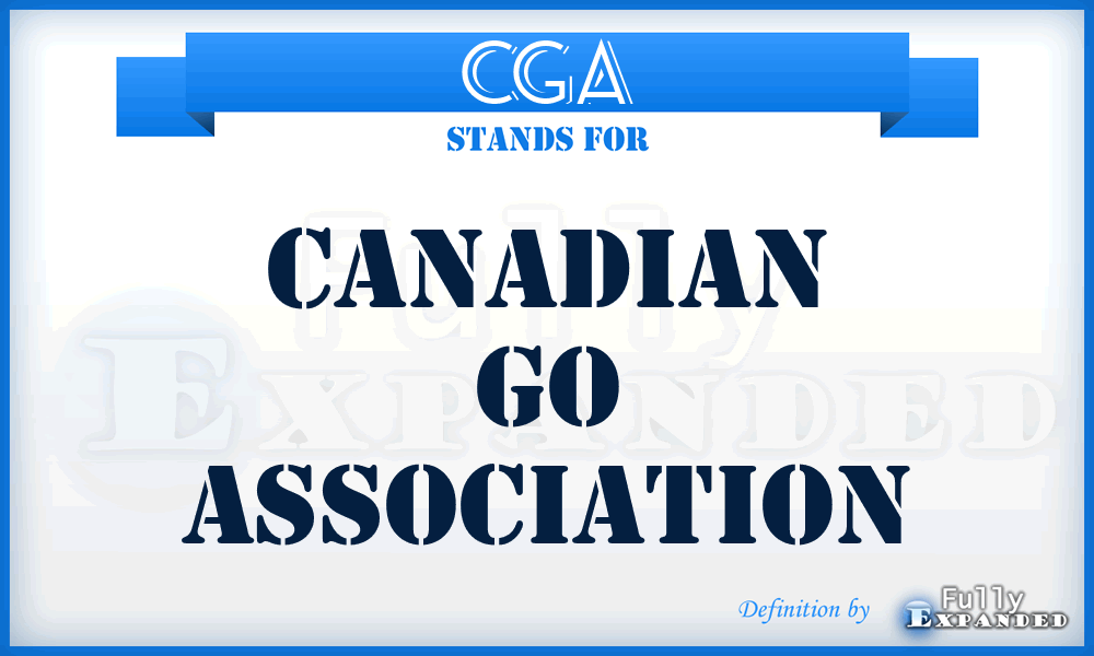 CGA - Canadian Go Association