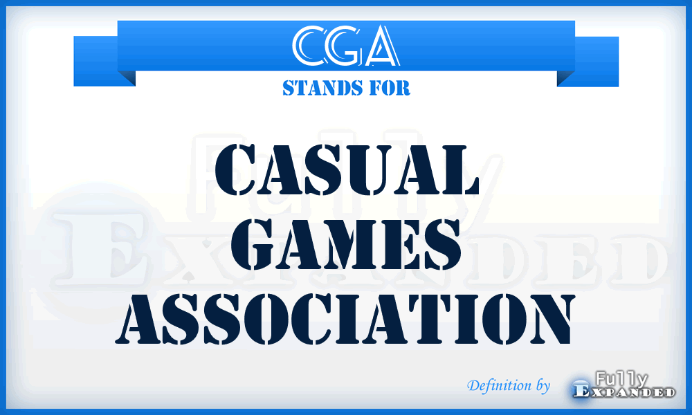 CGA - Casual Games Association