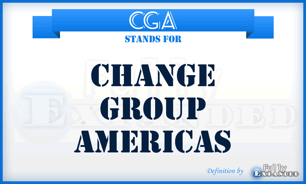 CGA - Change Group Americas