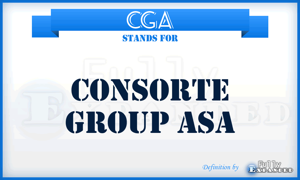 CGA - Consorte Group Asa