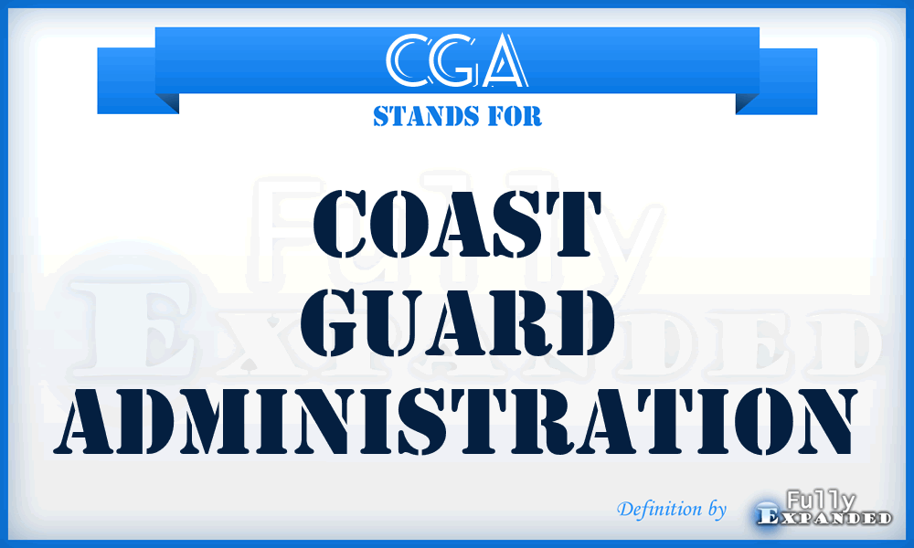 CGA - Coast Guard Administration