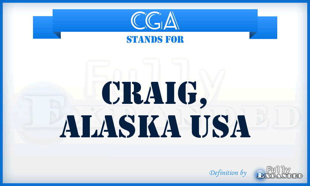 CGA - Craig, Alaska USA