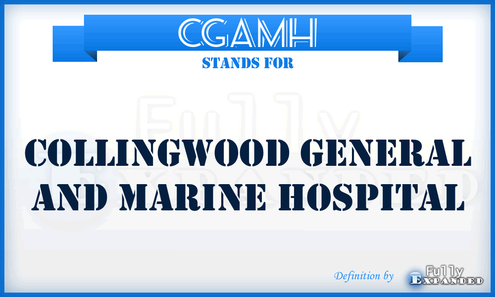 CGAMH - Collingwood General And Marine Hospital