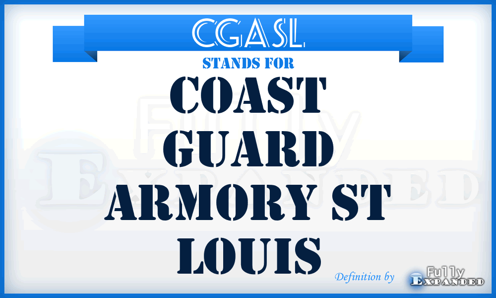 CGASL - Coast Guard Armory St Louis