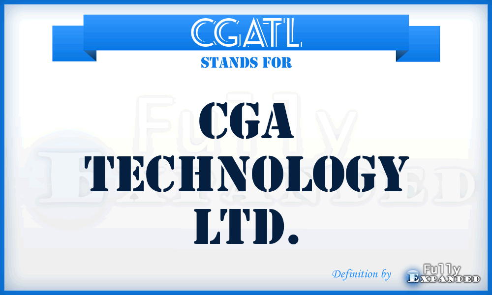 CGATL - CGA Technology Ltd.