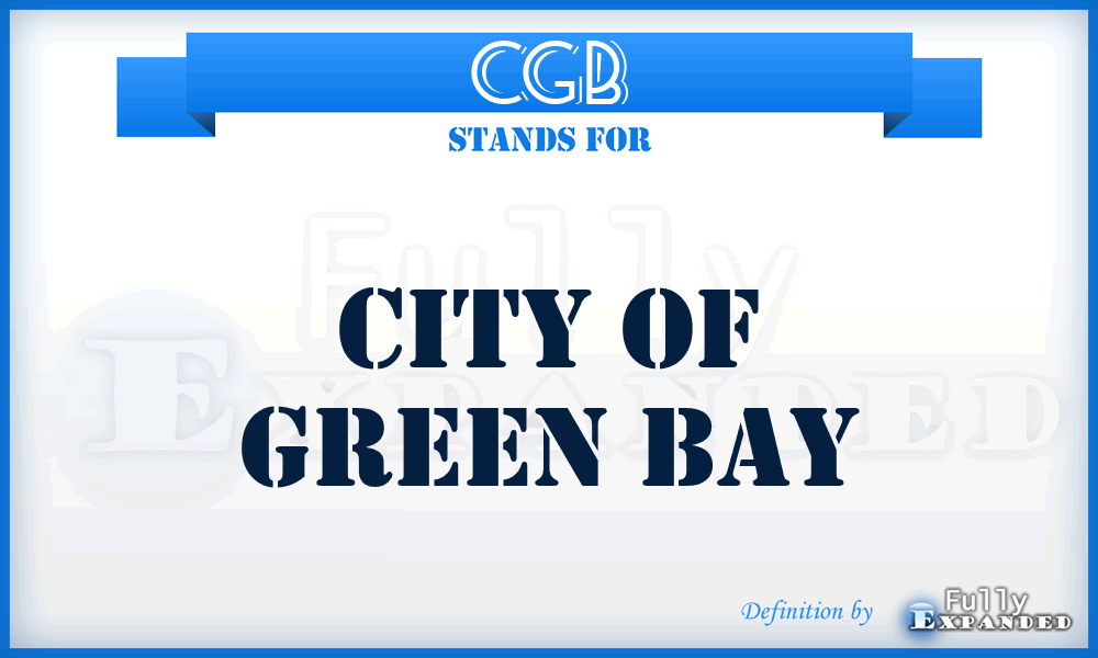 CGB - City of Green Bay