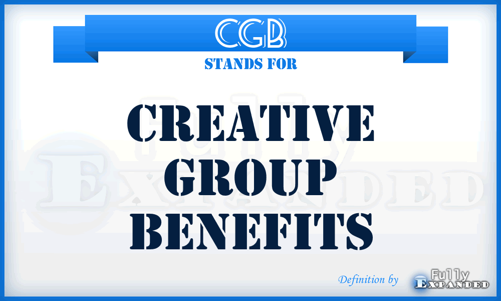 CGB - Creative Group Benefits