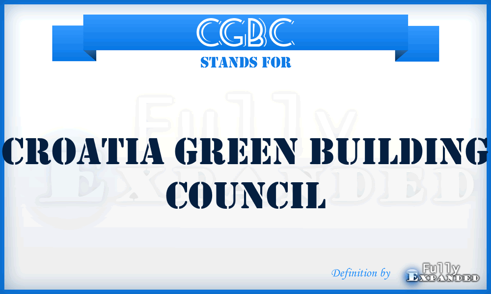 CGBC - Croatia Green Building Council